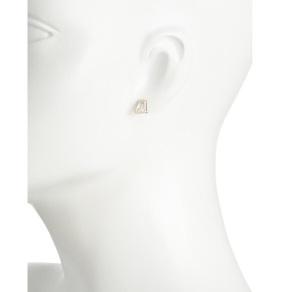 KENDRA SCOTT Gold Gold Plated Blair Crystal Stud Earrings - Picture 2 of 2